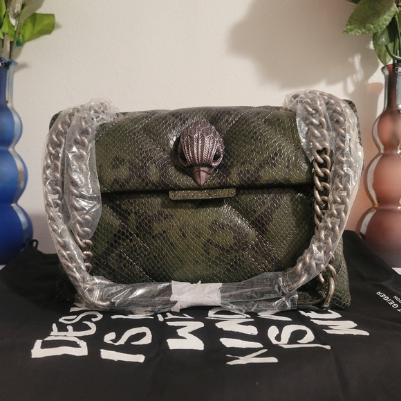KURT GEIGER LONDON LEATHER KENSINGTON BAG